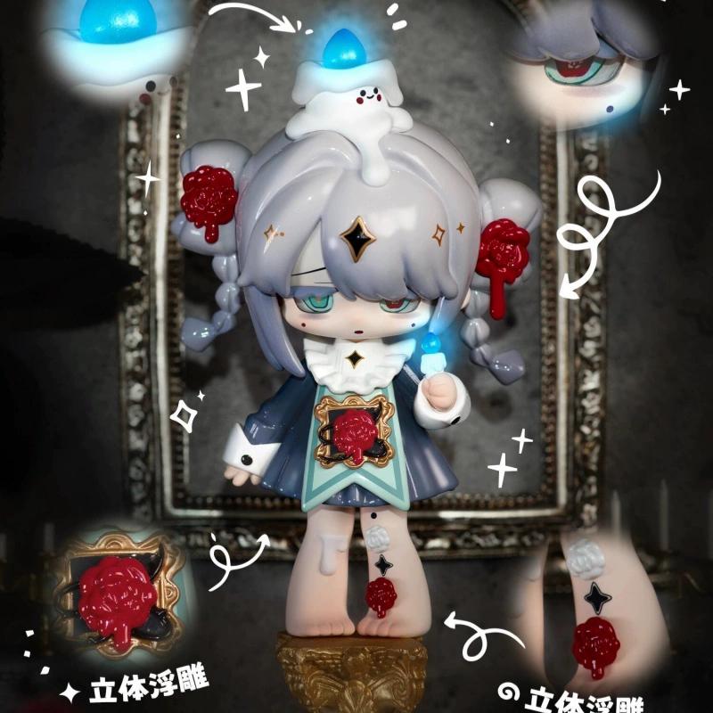 Genuine Missy Mourning Lolita Crow Paradise Series Blind Box Anime Dark Style Action Figure Fashion Collection Cute Gift V2 Poseable Articulated Scale