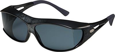 AXE Sunglasses for Bad Weather and Low Light, UV Protection, Polarized Lenses, Over 180-Degree Vision, Fits Oversized Glasses, Includes Storage Case,
