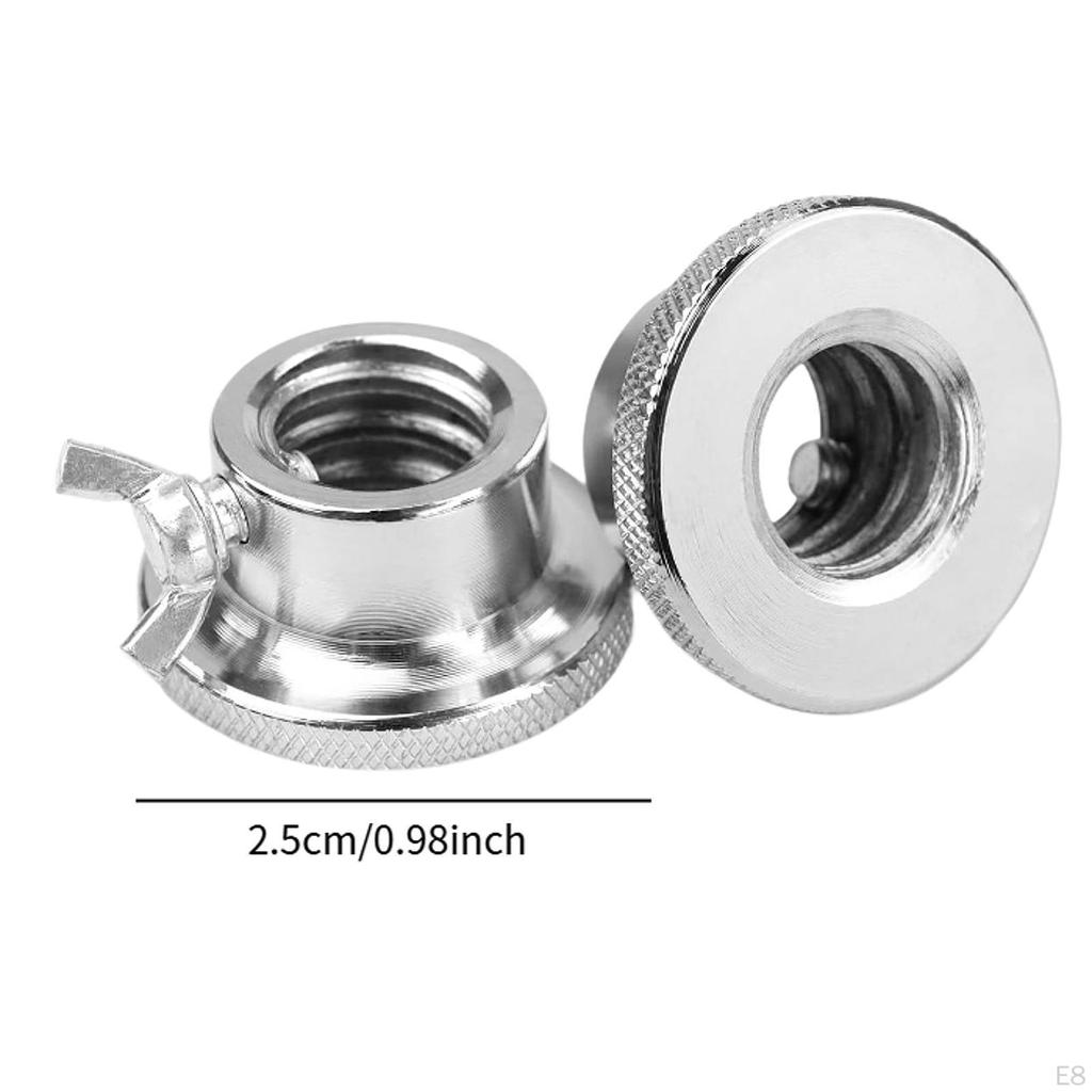 2 Colares de Barra, Colares de Halteres, Abraçadeiras de Parafuso Leves para 25 mm/0,98 Polegadas Esportes