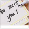50/100pcs Gold Foil Table Card Wedding Name Guest Card, Seat Name Card Bouquet Gift Cardboard Cards Fo Multipurpose