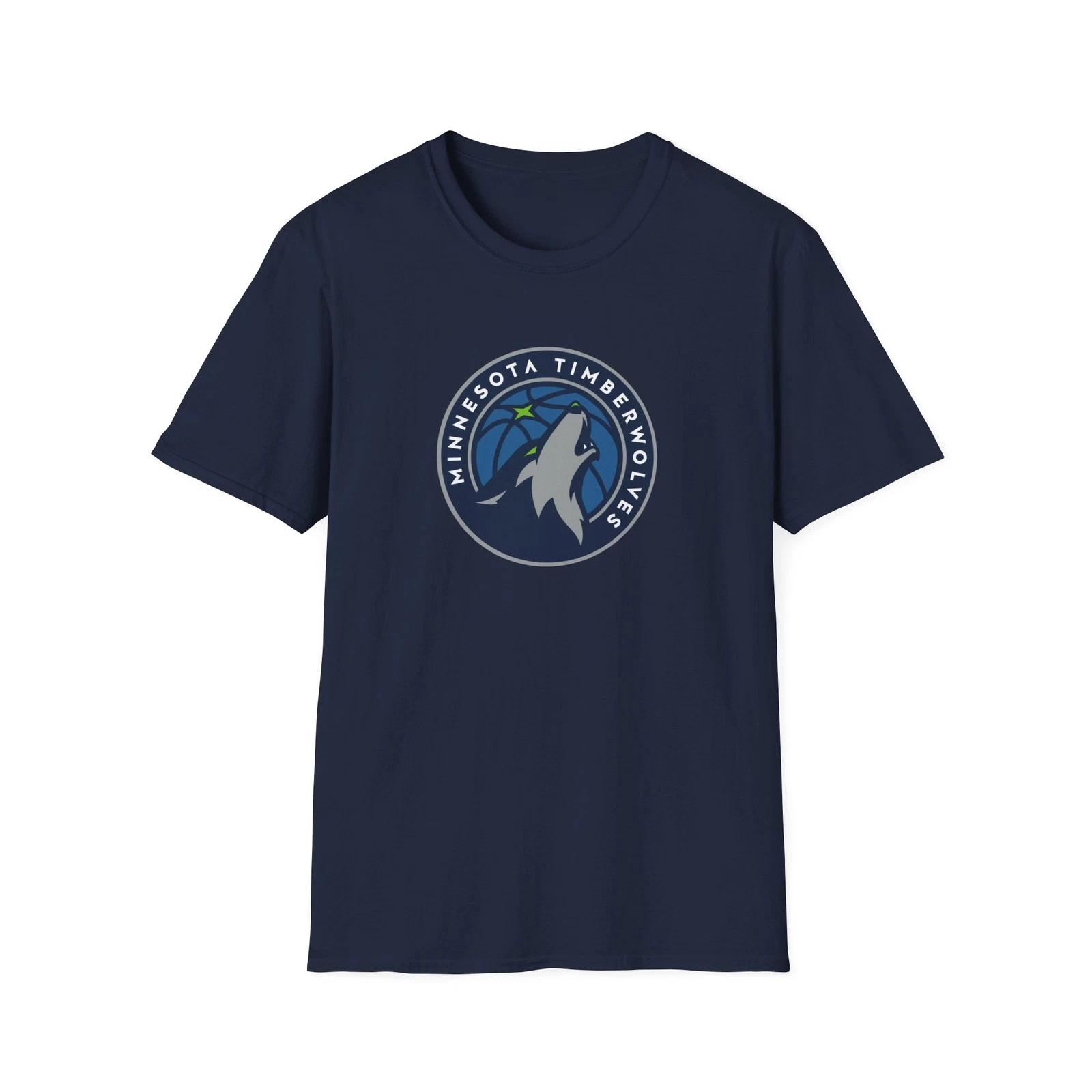 Minnesota Timberwolves Softstyle T-Shirt, Basketball Fan Tee, Playoffs M