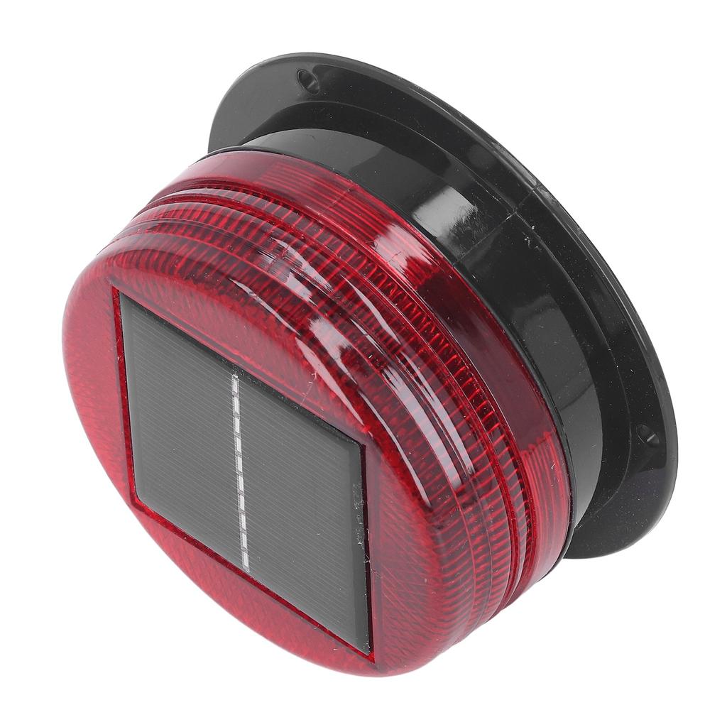 Solar Warning Strobe Light 8 High Brightness Bead Construction Road Warning Flash Lamp