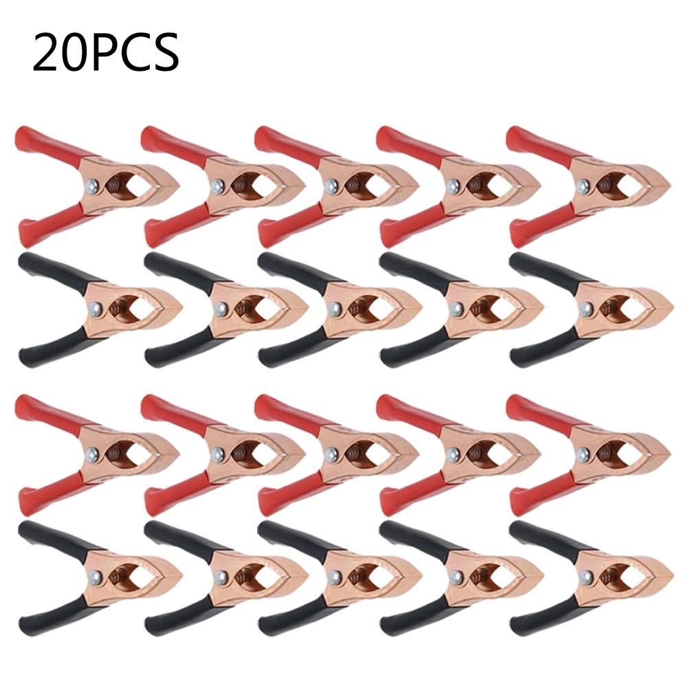 30A Car For Alligator Clips Battery Clamps Crocodile Clip Aligator Clips 70mm