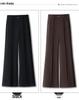 Women's Straight Wide-Leg High-Waist Pants for Spring/Autumn 2026 - Casual, Versatile Fashion for Middle-Aged & Elderly