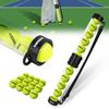 Hikeen Durable Tennis Ball Pickup Tube with 12 Balls and Shoulder Strap Quick Storage Tennis Accessory Collector