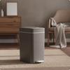 OdorSealing Pedal Trash Can with Lid | Smooth Matte Finish, Compact Freestanding Design, for