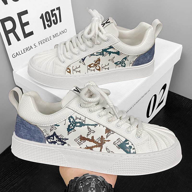Shoes Summer Breathable New Youth Sports Leisure Platform Design Sense Niche Board Shoes Student Shoes