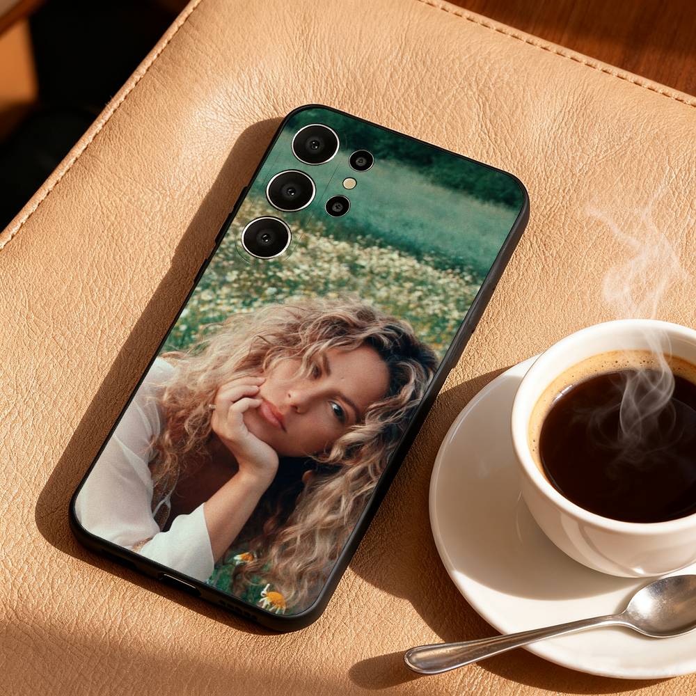 Singer S-Shakira Phone Case For Samsung S26,S25,24,23,22,30,21,10,9,Ultra,Plus,Lite,Black Soft Case