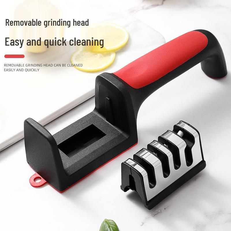 Multi-Functional 4-Stage Kitchen Sharpener and Whetstone