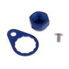 Anti-rust Fishing Reel Handle Crank Nuts Plate Screw Cap for S/D/A Baitcasting Reels