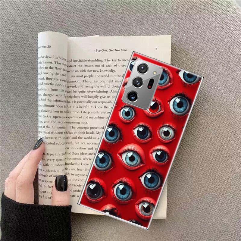 

Devil Fear, Red Eye Dense Phobia Phone Case for Samsung A17 A37 A57 A54 A14 A24 A34 A07 A04S A02S A12 A22 A32 A52S A16 A26 A36 A Samsung A72 5G