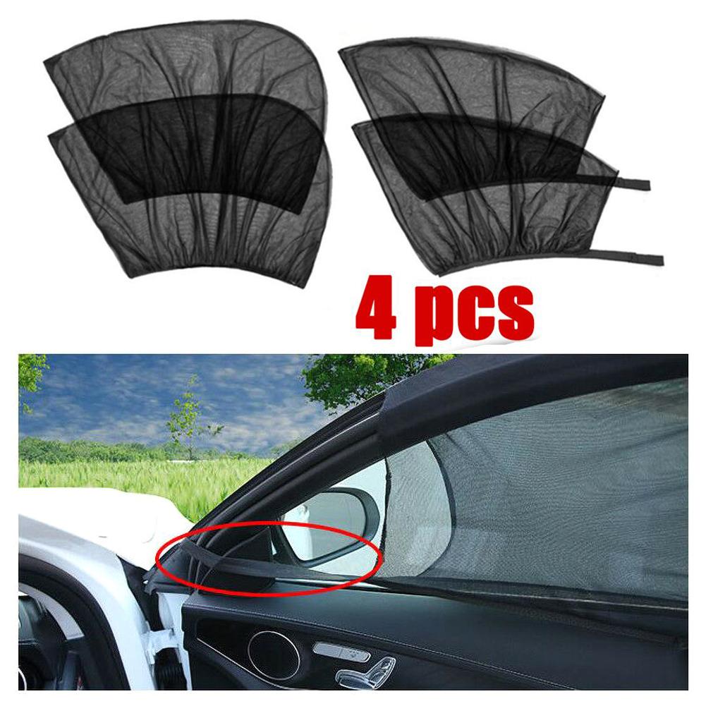 

2023 Car Front&Rear Side Window Sun Visor Shade Sunshade Mesh Cover Insulation Anti-mosquito Fabric Shield UV Protector