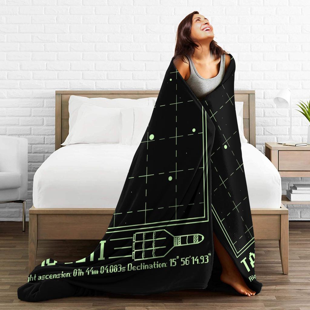 Project Hail Mary Tau Ceti Cetus System Fashion Blankets Amaze Fuzzy Funny Warm Throw Fashion Blanket for Bedroom Autumn/Winter Car