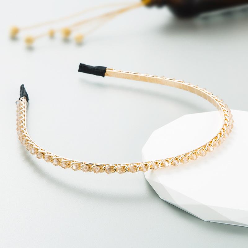 Women's Hairband Alloy Light Luxury Water Bit Hoop Shampoo Headwear