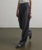Aheule Pleat Balance Slacks_Dark Gray
