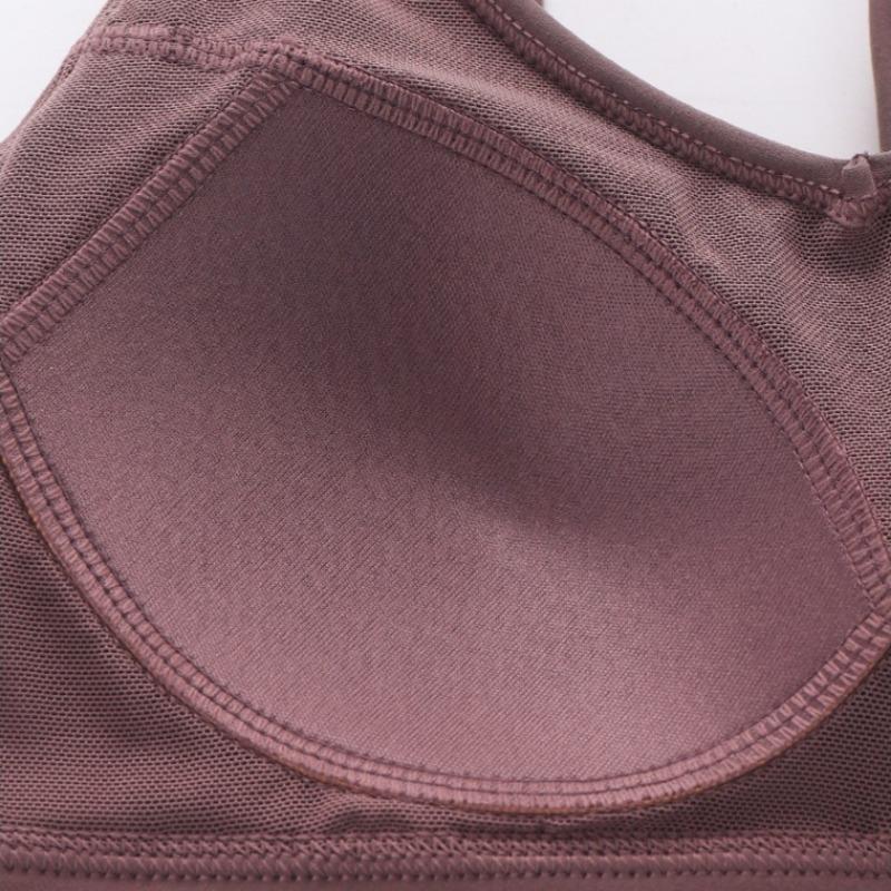 High Support Plus Size Sports Bra for Women Hollow Back Shockproof Running Fitness Tank Intimates