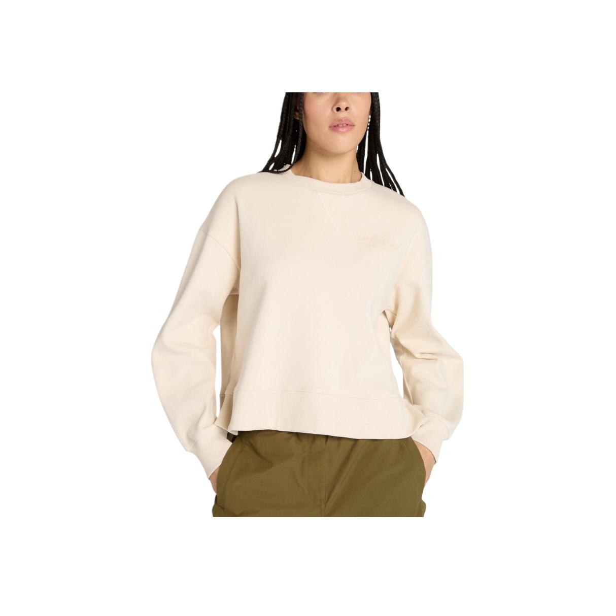 

Timberland Solid Color Crew Neck Pullover Long Sleeve Sweatshirt Women sweatshirt TB0A41ZBEFL1 XL