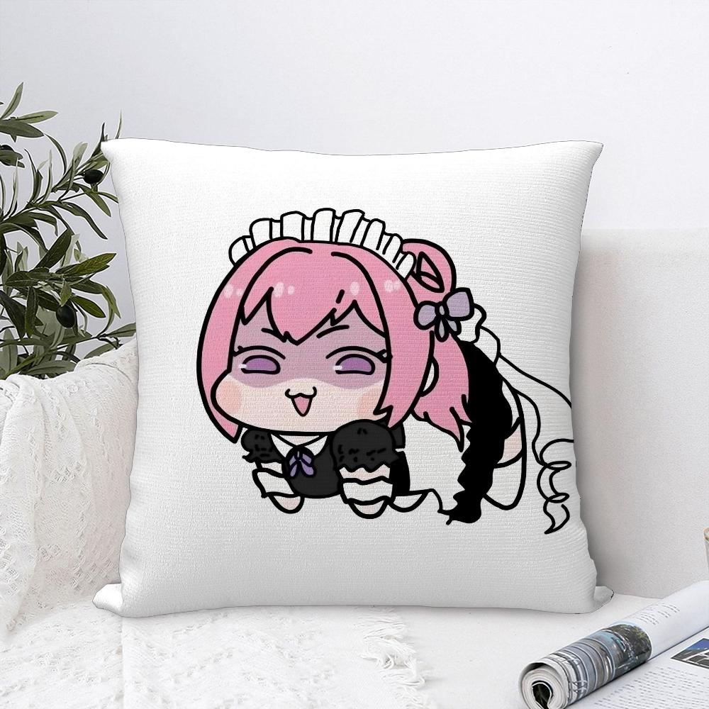 N-Nikke DORO Doll Anime Pillow Case Sofa Decorative Home Double-sided Print Plush Square Throw Pillow Covers Cushion Decor Cover