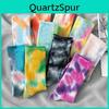 Socks Unisex Midtube Pair 1 Tiedye No Odor Thin High Elasticity Antislip Sweatabsorption Antishrink Sports Four Season Basketball Calf Socks