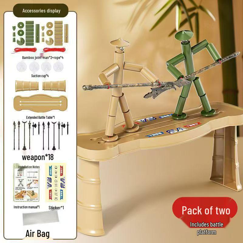 Bamboo Battle Toy Set for Kids: DIY Handmade Kit for Sixth Graders