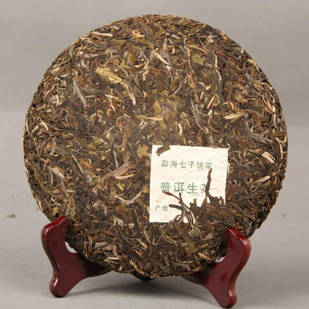 2017 early spring raw Pu'er Nannuoshan Qizi tea cake 357g Shen Pu'er tea -