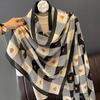 Women Scarf Flower Print Hijab Soft Shawls And Wraps Tessale Female Foulard Designer Pashmina Bandana Headscarf