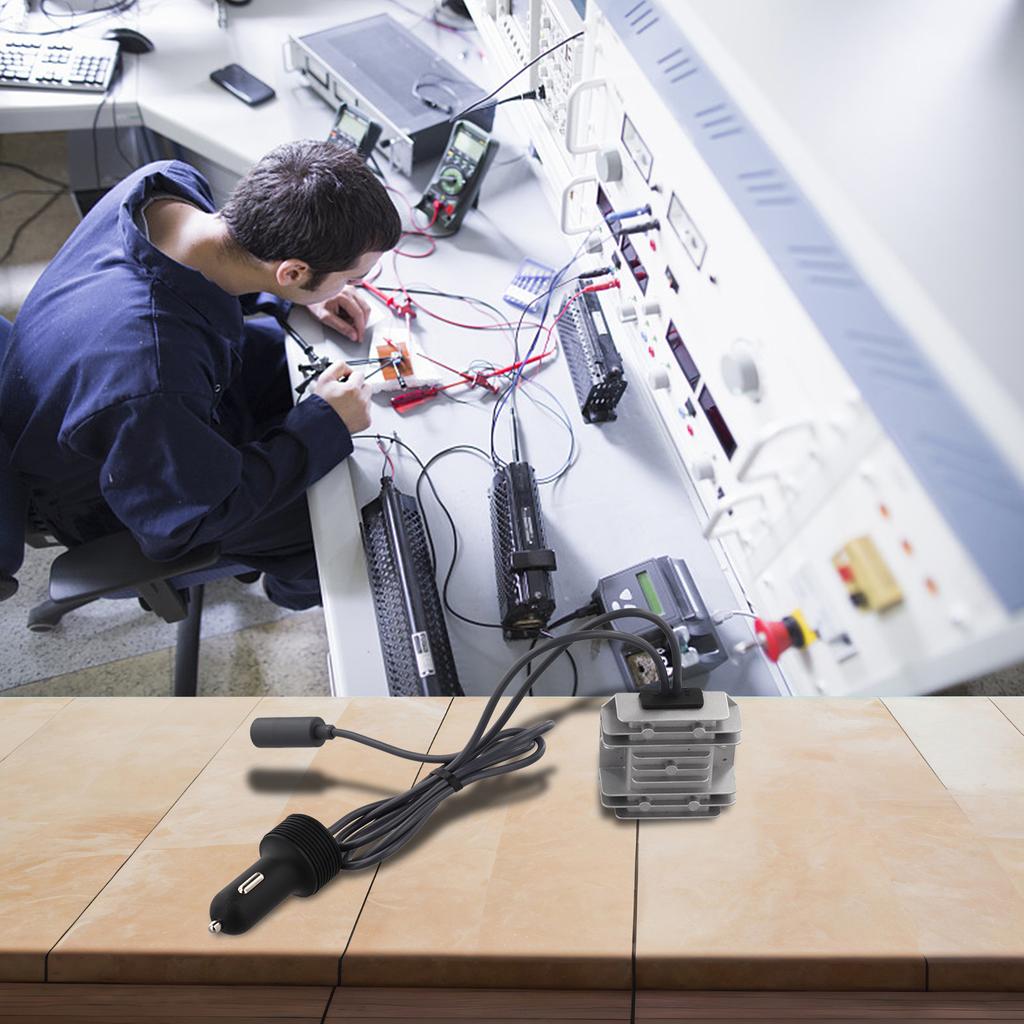 For Starlink Mini Cable Car Adapter With Step Up Converter 12V Power Cable With Cigarette Lighter Plug 10-28V To 30V 3.5A