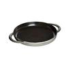 Cast Iron Grill - STAUB - Pure Grill - Round - Graphite Grey - Ø 26 Cm