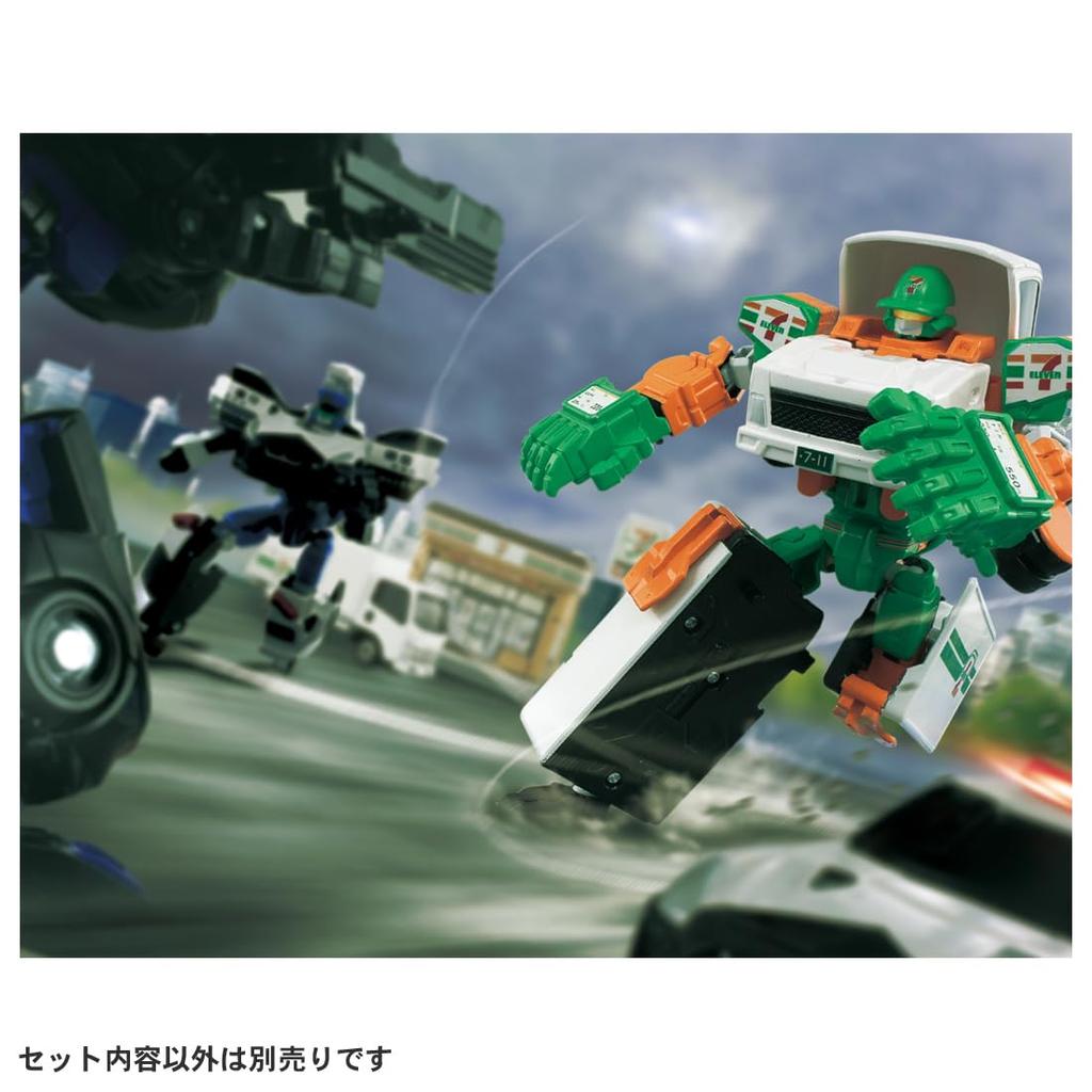 TAKARA TOMY Tomica Job Laborer JB04 Carry Braver 7-Eleven Delivery Truck Miniature Car Toy for Ages 3 and Up