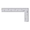 Stainless Steel 1.2mm L Shaped Ruler Double Imperial Scale Multi Size Heavy Duty Woodworking Decoration Engineering
