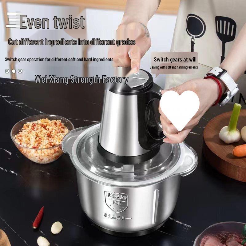 Upgraded Electric Meat Grinder & Food Processor with Dough Mixer and Chili Grinder - Free Shipping