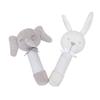 Baby Plush Animal Rattle Toy With Sound And Grasping For Early Education And Development