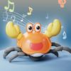 2025 New Kids Induction Escape Crab Crawling Toy Toddlers Electronic Musical Pet Avoid Obstacles Fun Party Interactive Baby Toys