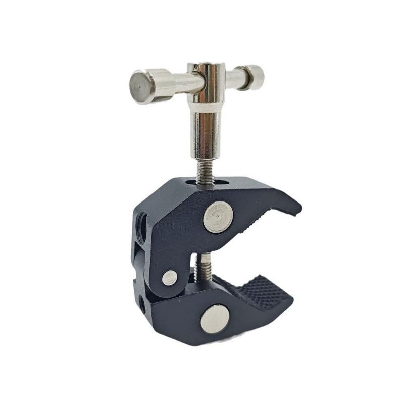 Heavy-Duty Metal Crab Clamp with CNC Magic Arm for Photography, Bikes, and Motorcycles