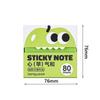 Cartoon Fruit Memo Pad Paper Dopamine Pull Out Design Planner Schedule Stickers Self-Adhesive Pearlescent Transparent