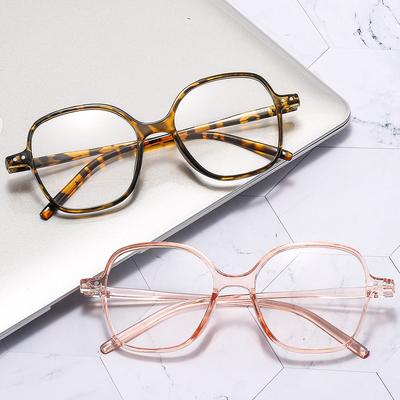 Modische Unisex Runde Einfache Brille für Männer Frauen PC Rahmen Brille für Party Brille Brillen Optische Brille