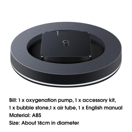 Oxygen Pump Solar Power Low Noise Ultra Silent Fountains Pond Aerator Oxygen