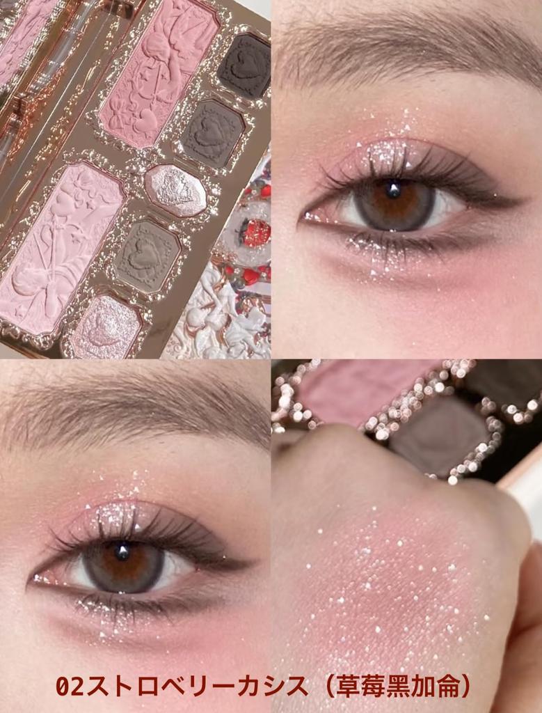 Flower Knows Flower Nose Strawberry Cupid Series Strawberry Cupid Collection Makeup Palette Honey (01 Canelé, 14g)