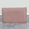 [Pre-Owned] Logo Double G Litchi Grain Woc Chain Leather Messenger Envelope Wallet Shoulder Crossbody Bag - Very Good #1FKGS4L
