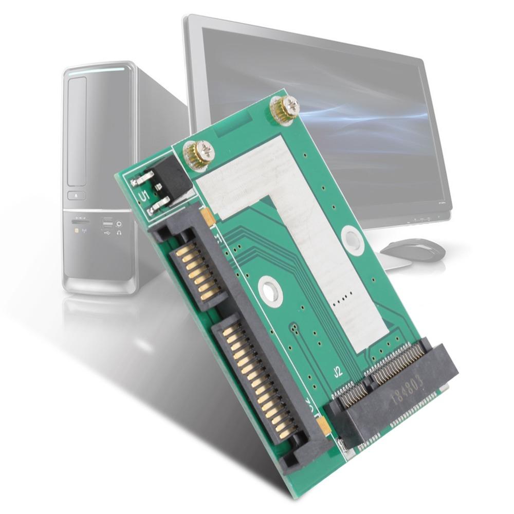 2,5 Zoll mSATA zu SATA3.0 Adapterkarte Plug-and-Play Riser-Karte Schnittstellenkonvertierung