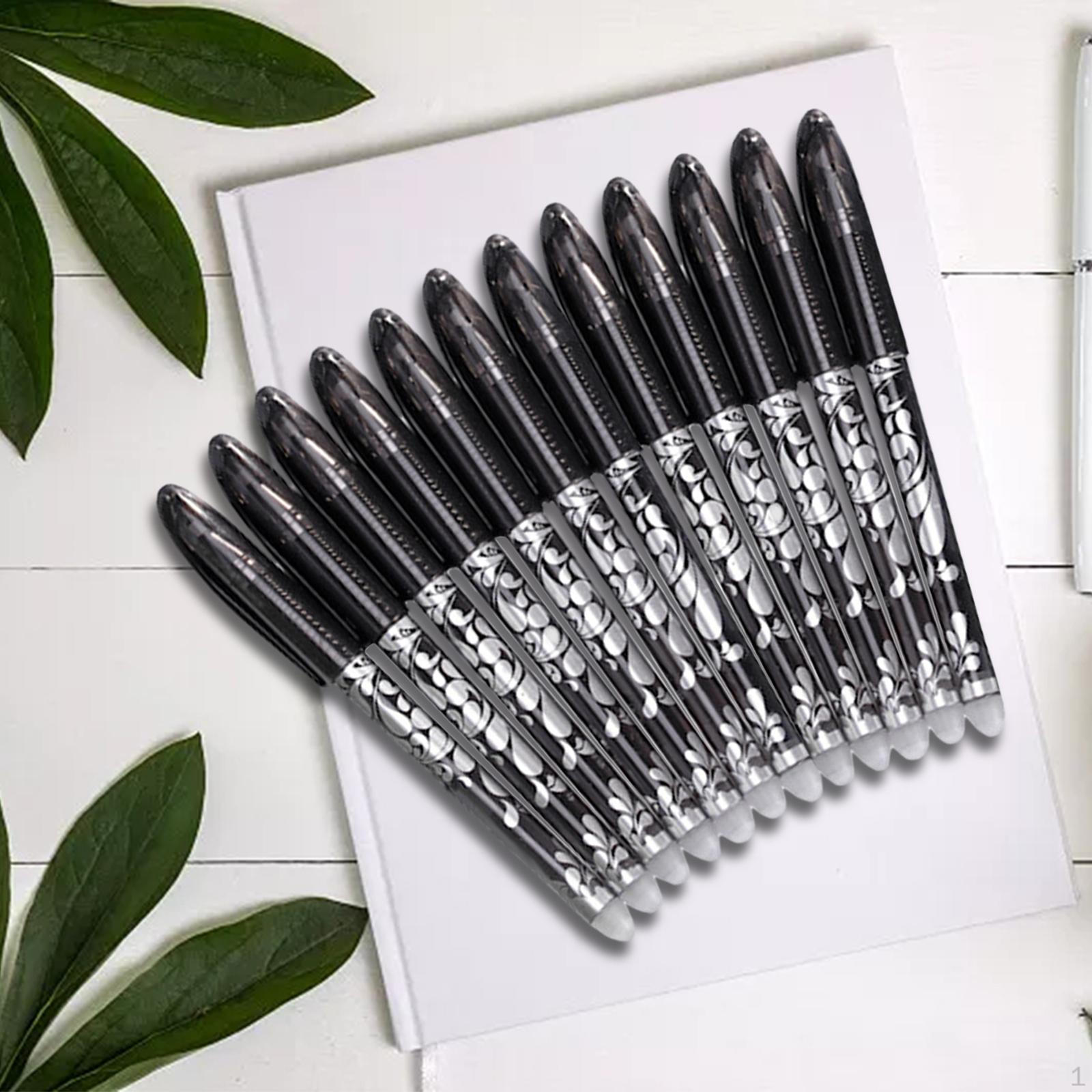 

12 шт. стираемые гелевые ручки для рисования, канцелярские принадлежности, школьные принадлежности синего цвета