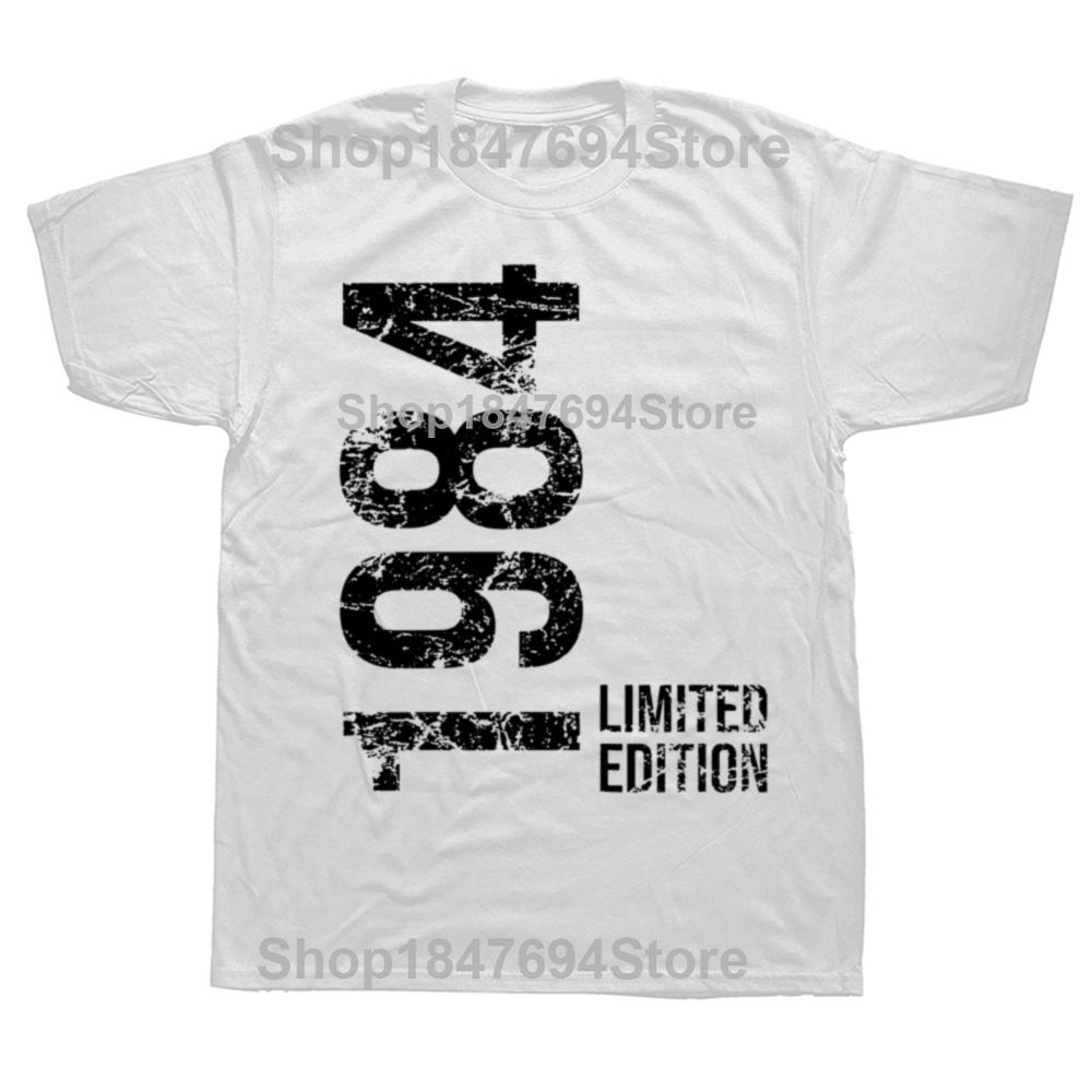 Funny 1984 Limited Edition 42 Years Old 100 Cotton Tshirt Men Womens Fashion Casual Tshirt Loose Oversized Streetwear T Shirt