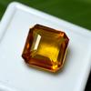 Stunning Orange Sapphire 9.90 Ct Natural Square Cut CERTIFIED Loose Gemstone