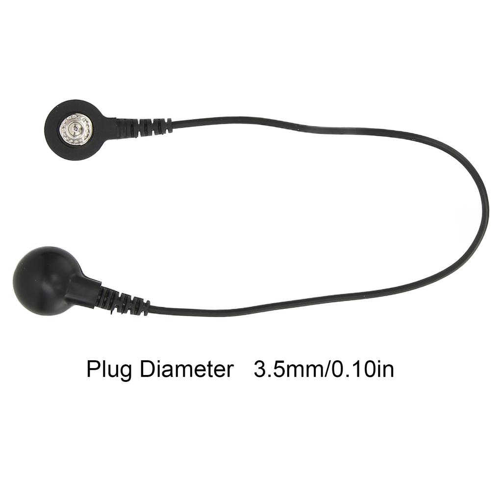 3.5mm Electrode Wires TENS Replacement Electrode Wires Lead Wires Standard Connection Snap Cable for Digital Device