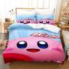 2026 Cartoon Roze Ster Kirby Bondgenoten Dekbedovertrek Kussensloop Beddengoed Set Volwassene Jongen Meisje Slaapkamer Decoratie Enkel Dubbel Groot Formaat