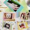 20 pcs/lot DIY scrapbook paper photo sticker albums decorative photos frame stickers for Instax mini film home decor
