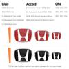 Honda Civic Accord CR-V ABS Electroplated Car Badge Stickers 10-11th Gen Civic 9.5th 10th Gen Accord 06-22 CR-V Refit Car Logo