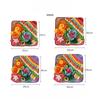 Pet Snuffle Mat Dog Cat Slow Feeding Puzzle Toy Colorful Flower Foraging Blanket Stress Relief Nose Work Smell Training Play Mat for Dogs Cats