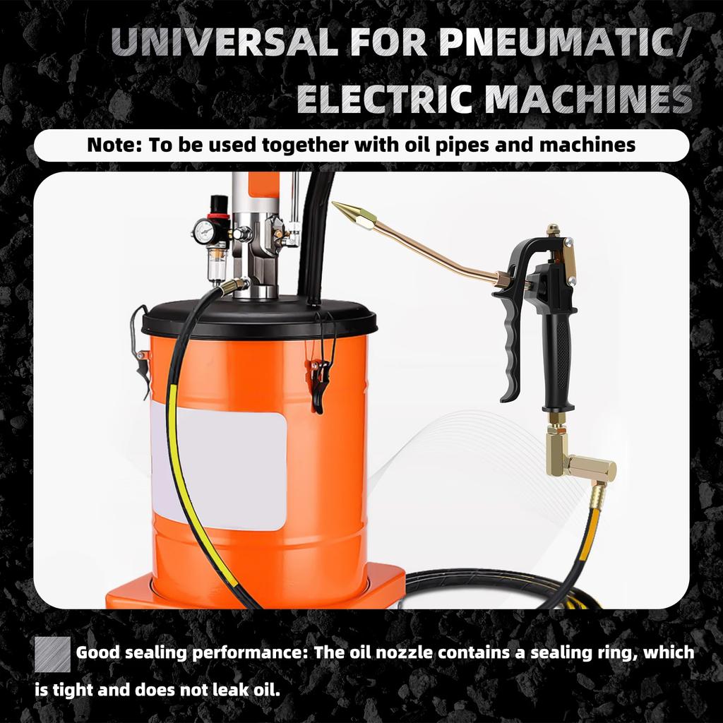 Grease Tool Control Valve High Pressure Grease Pump Head Control Handle Valve Aluminum Alloy Spinner2025