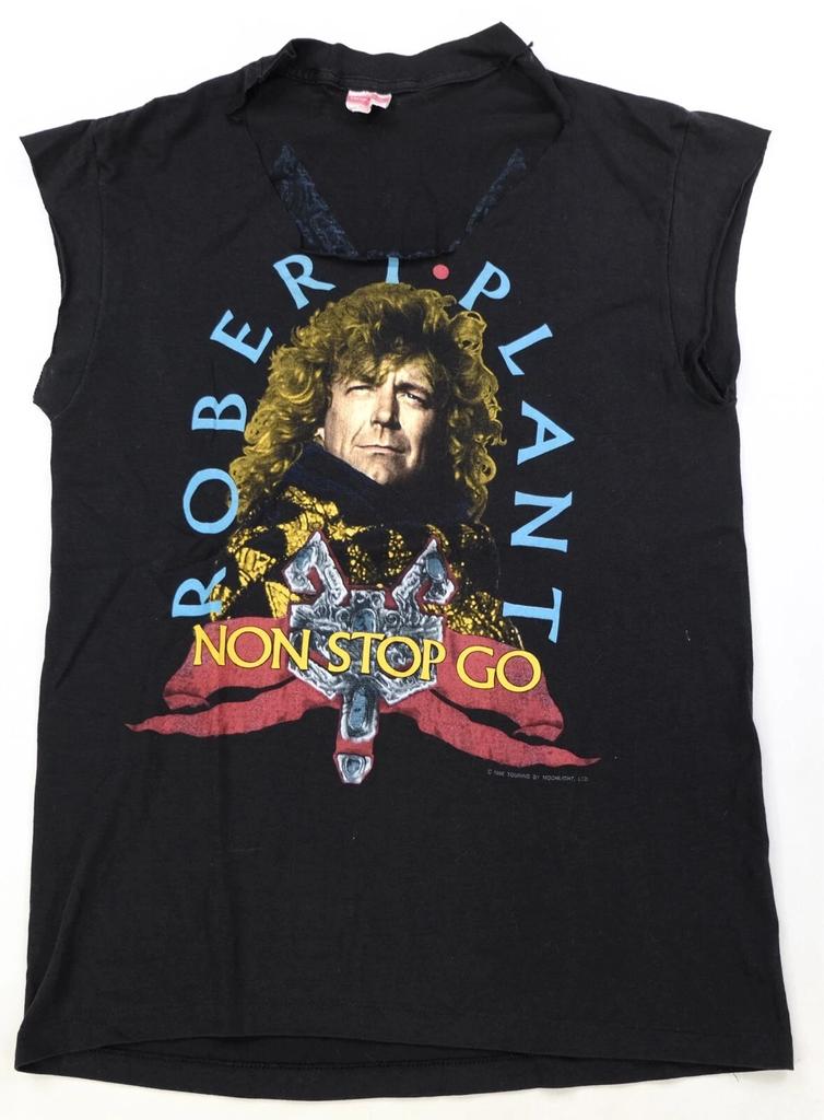 Rare Vintage ROYAL FIRST CLASS Robert Plant Non Stop Go 1988 Tour T Shirt 80s L